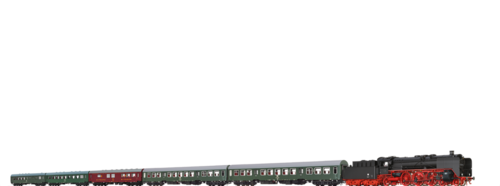 BRAWA 50671 - Set treno passeggeri "D504", DR, ep.IV **BLACK!**
