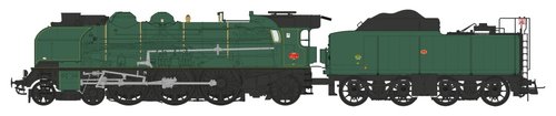 REE MODELES MB-136S - Locomotiva a vapore 2-231 K 44, SNCF, ep.III **DIG. SOUND FUMO SINC.**