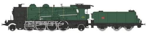 REE MODELES MB-160S - Locomotiva a vapore 5-141 d, SNCF, ep.III **DIG. SOUND**