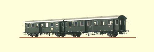BRAWA 45070 - Set carrozze passeggeri tipo Bi wu 29, DB, ep.III