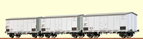BRAWA 48555 - Set 3 carri frigorifero Hg, FS