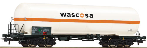 ROCO 76975 - Carro cisterna tipo Zags per trasporto di gas pressurizzato, Wascosa
