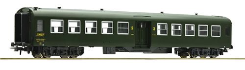 ROCO 54311 - Carrozza passeggeri di 2a classe in livrea verde, SNCF