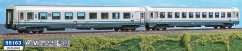 ACME 55163 - Set di due carrozze per treni IC multiservizi, TI, ep.VI