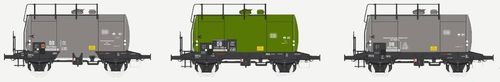 ESU 36200 - Set di 3 carri cisterna a due assi, DB, ep.III