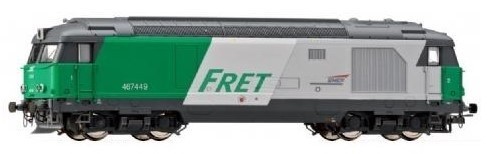 JOUEF HJ2004 - Locomotiva Diesel BB67449 FRET, SNCF, ep.V