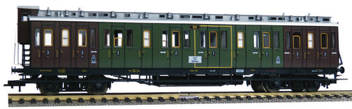 FLEISCHMANN 568901 - Carrozza passeggeri mista (1/2/3 classe) con garitta, tipo ABCC, K.P.E.V.