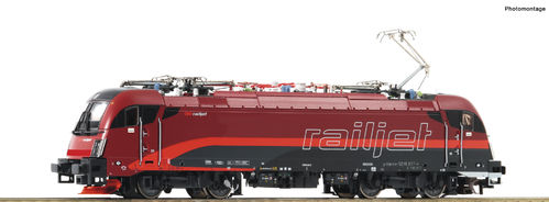 ROCO 73247 - Locomotiva elettrica 1216.017 "Taurus" livrea Railjet, OBB