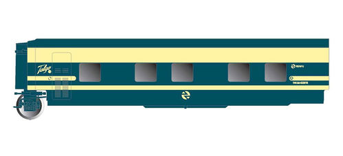 ELECTROTREN E3351 - RENFE, Trenhotel Talgo, Letti porta Sx., livrea originale blu e beige, ep.IV