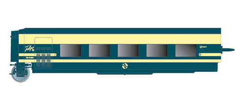 ELECTROTREN E3354 - RENFE, Trenhotel Talgo, "Restaurante", livrea originale blu e beige, ep.IV