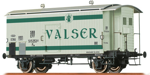 BRAWA 47873 - Carro chiuso K2 "Valser", SBB, ep.III