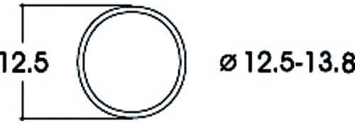 ROCO 40066 - Anelli di aderenza CC 12,5-13,8 mm