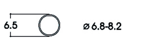 ROCO 40067 - Anelli di aderenza CC 6,8-8,2 mm