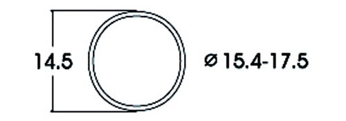 ROCO 40076 - Anelli di aderenza CA 15,4-17,5 mm