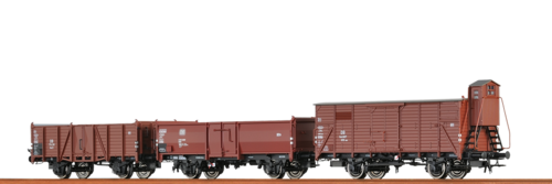 BRAWA 45977 - Set tre carri tipo Omm 52 / G 10 / Om 21, DB, ep.III **ED.LIM.**