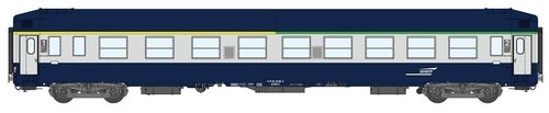 REE MODELES VB192 - Carrozza cuccette UIC, livrea blu e grigio, SNCF