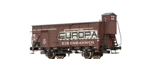 BRAWA 49747 - Carro chiuso con garitta tipo G10 "EUROPA SPIELWAREN", DB, ep.III
