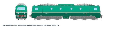 REE MODELES MB-055S - Locomotiva elettrica CC7128, SNCF, ep.III **DIG. SOUND**