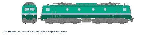REE MODELES MB-061S - Locomotiva elettrica CC7132, SNCF, ep.IV **DIG. SOUND**