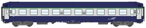 REE MODELES VB-184 - Carrozza cuccette UIC livrea blu, SNCF, ep.V