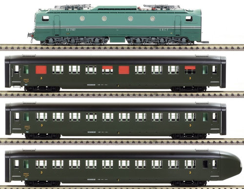REE MODELES CM-004 - Set treno record del mondo di velocità 1955, SNCF, ep.III **ED.LIM.**
