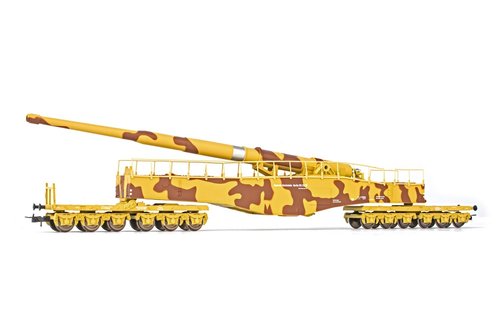 RIVAROSSI HR6452 - Cannone su affusto ferroviario tipo "K5", DRB, ep.II