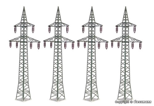 KIBRI 38533 - 4 piloni per linea elettrica