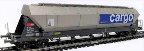 NME 510645 - carro tramoggia tipo Tagnpps 96,5 m3, SBB Cargo, ep.VI