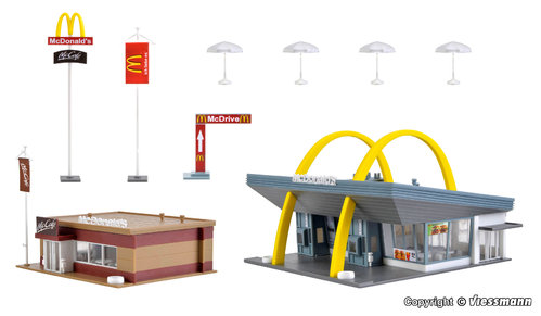 VOLLMER 43635 - Fast food McDonald con McCafé