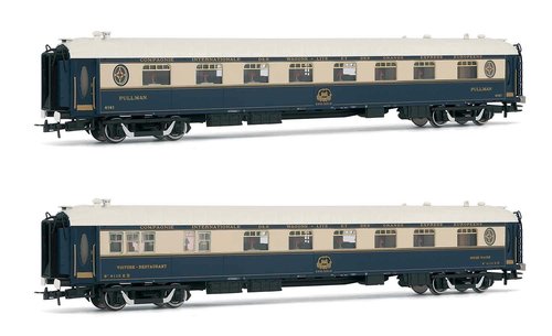 RIVAROSSI HR4322 - set di 2 carrozze ristorante per treno "Venice Simplon Orient Express", ep.V