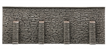 NOCH 58067 - muro di spinta opera incerta in schiuma dura doppia lunghezza 66,8 x 12,5 cm