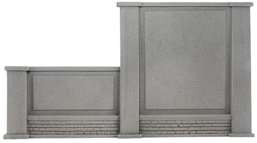 NOCH 58088 - muro di spinta doppia altezza SX 20,5 x 12,5 cm