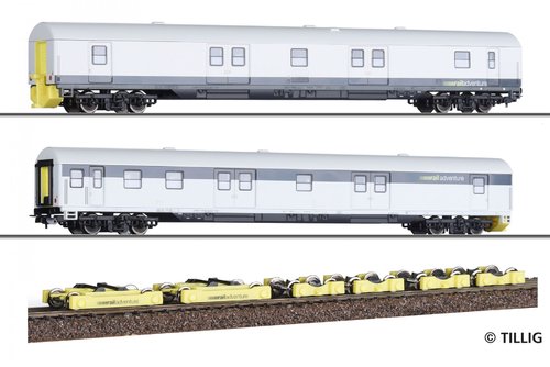 TILLIG 70043 - Set trasporto locomotive "Rail Adventure", ep.VI