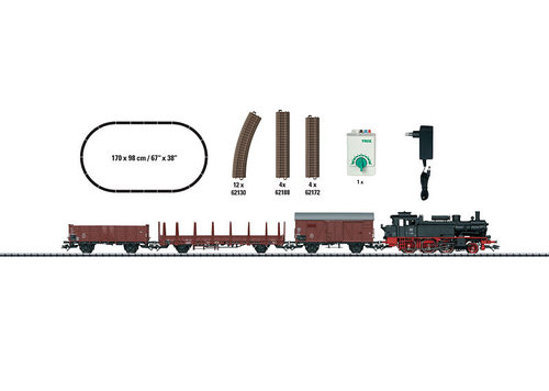 TRIX 21530 - Treno merci a vapore, DB, ep.III