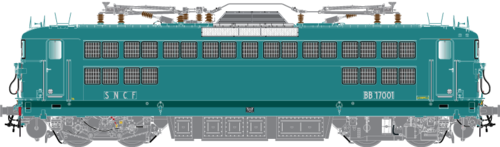 R37 41057 - Locomotiva elettrica tipo BB 17000 - Serie 1, SNCF, ep.IV