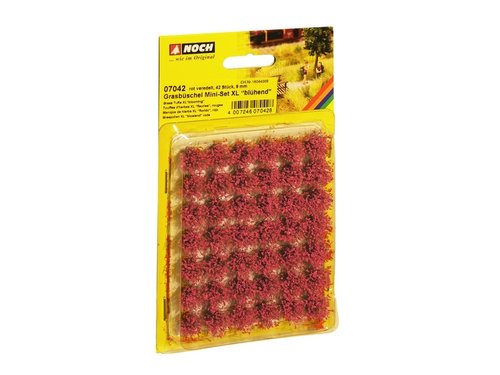 NOCH 07042 - Cespugli grandi in fiore rossi