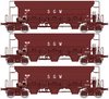 REE MODELES WB-667 - Set 3 carri tramoggia tipo F70 Eads "SGW", SNCF, ep.IV