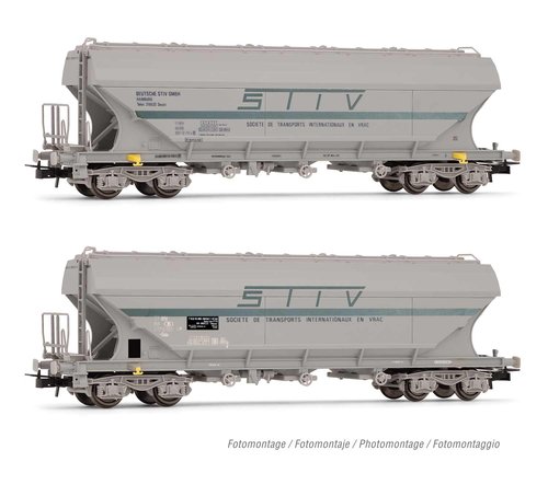 RIVAROSSI HR6472 - Set due carri silos per cereali STIV, ep.VI