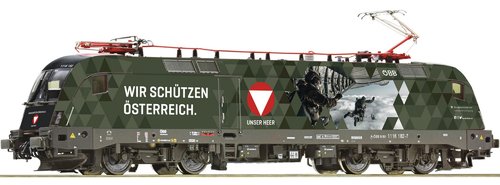 ROCO 70492 - Locomotive elettrica 1116 Taurus "Bundesheer", OBB, ep.VI **DIG. SOUND**