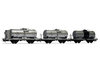 RIVAROSSI HR6489 - set di 3 carri serbatoio da 27 m3, FS, ep.III