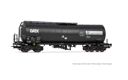 RIVAROSSI HR6460P - carro cisterna a 4 assi Zaes GATX/FS Cargo Chemicals, PKP, ep.VI