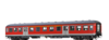 BRAWA 46546 - carrozza passeggeri 1a e 2a classe tipo ABnrz, DB, ep.V