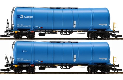 IGRA MODEL 96210027 - Set due carri cisterna tipo Zacns 88' CD-Cargo, CD, ep.VI