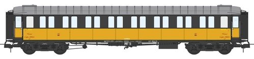 REE MODELES VB-423 - Carrozza passeggeri tipo "métallisées" B8, PLM, ep.II