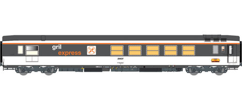 LS MODELS 40156 - Carrozza ristorante tipo Vru "Gril Express", SNCF, ep.V