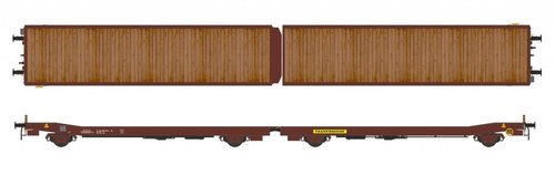 NME 532400 - Pianale trasporto automezzi tipo Laaps 800A TRASWAGGON, DB, ep.IV