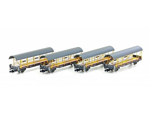 LEMKE LC96010 - Sc.N - Set 2 treno navetta trasporto auto, BLS, ep.IV