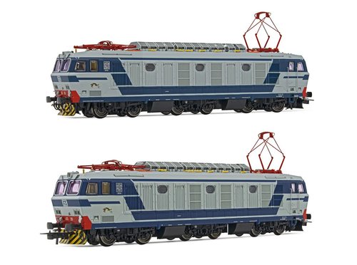 RIVAROSSI HR2875 - set di 2 locomotive elettriche E.633 serie 200, FS, ep.IV-V **Autunno**