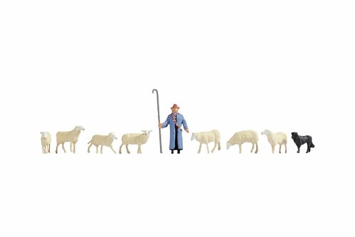NOCH 15748 - Pecore, pastore e cane