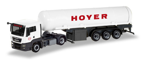 HERPA 308618 - H0 MAN TGS L Euro 6c cisterna carburanti "Hoyer LNG", ep.V-VI